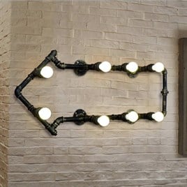 Tena Dekor TD0282 Arrow Işıklı Ok Duvar Aydınlatma Aplik Vintage Rustik Retro