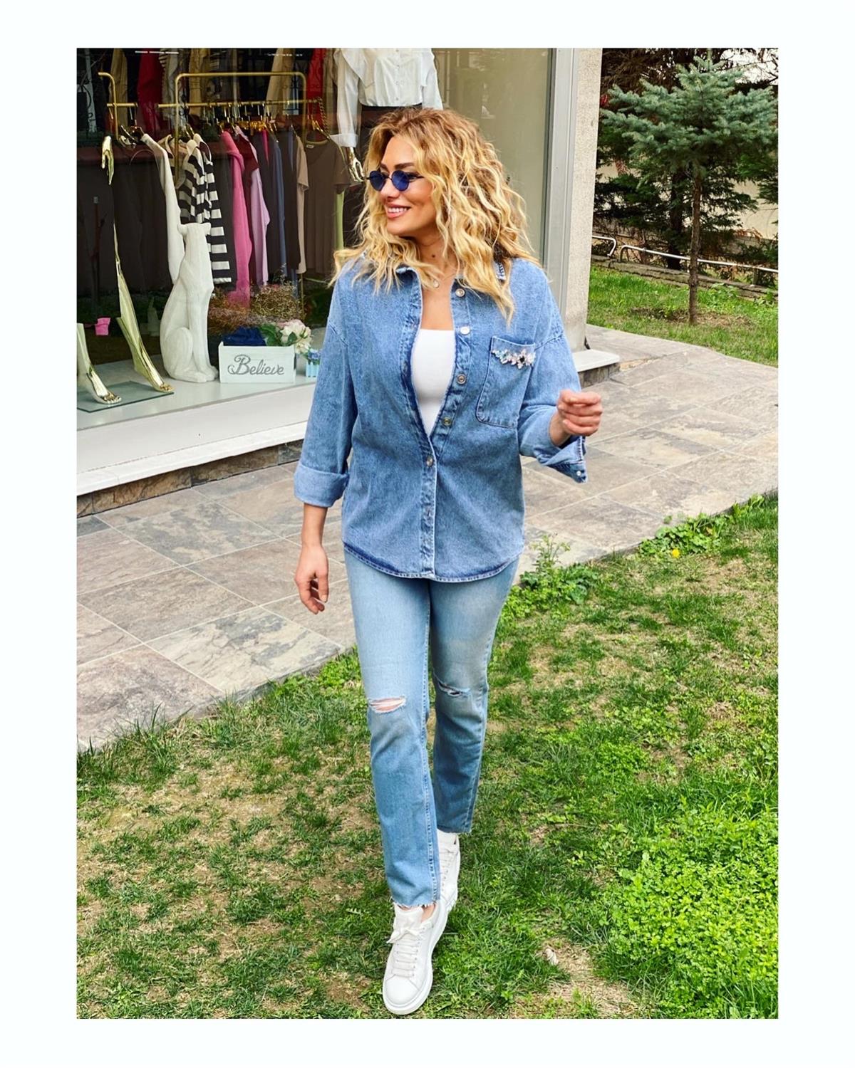 Dizi Yırtık Jean