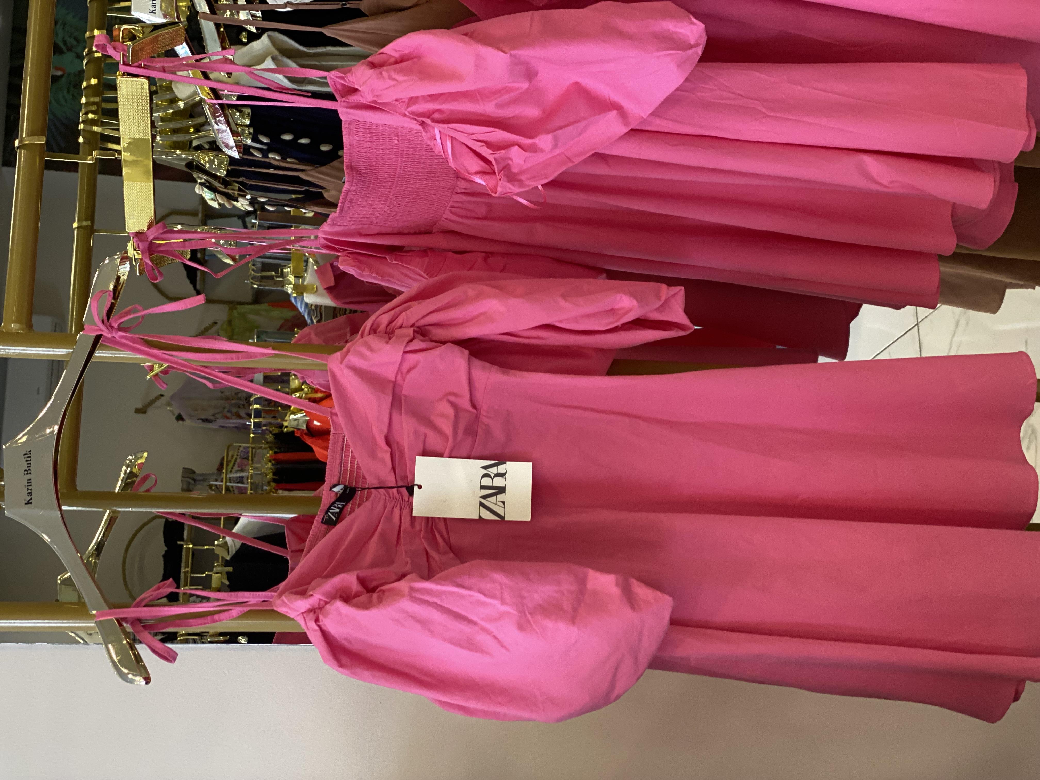 Zr Pembe Mini Elbise 