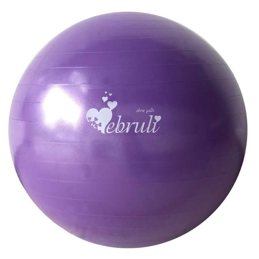 Ebruli 65 cm Pilates Topu Mor AKSQQQEBR071