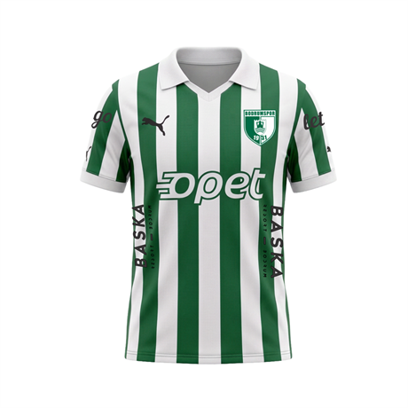 Bodrumspor Forması | Yeşil-Beyaz Çubuklu