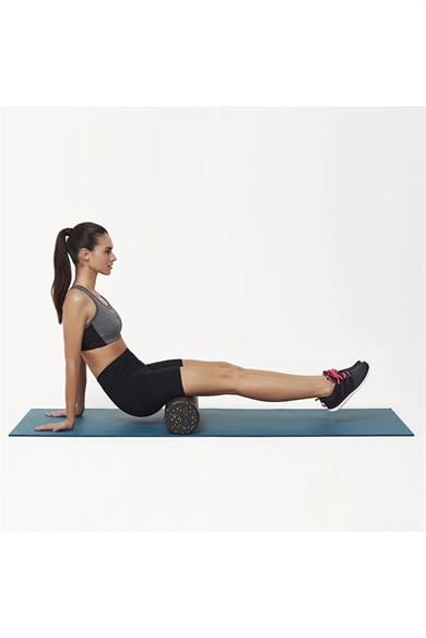 Actifoam Düz Yoga Roller Siyah-Sarı 30cm