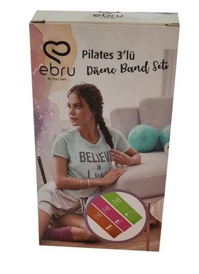 Ebruli 3'lü Loop Pilates Bandı