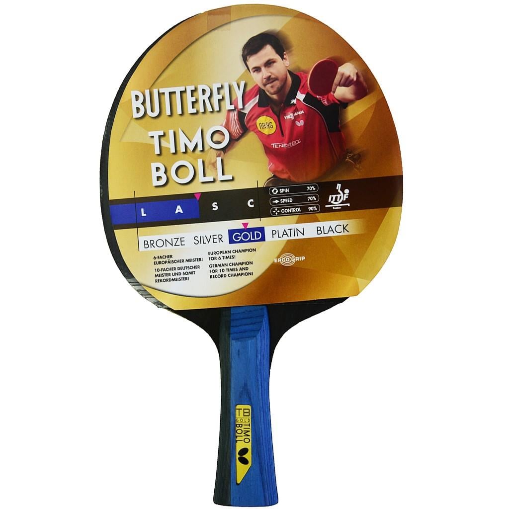 Butterfly 85021S Timo Boll Gold ITTF Onaylı Masa Tenisi Raketi