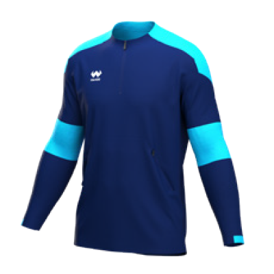 Wsport Goal Yarım Fermuar Eşofman Üst WFM-4003-0640 Lacivert/Turkuaz