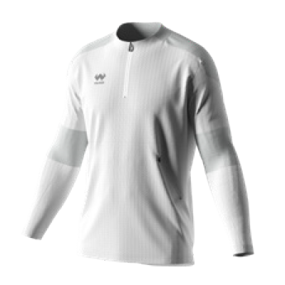 Wsport Goal Yarım Fermuar Eşofman Üst WFM-4003-0413 Beyaz/Gri