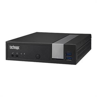 Technopc Nano Fanless 2 Celeron N4505 4GB 128GB SSD HDMI+DP+VGA+LAN+COM Wifi+BT Freedos Mini PC TPMPC20F005105