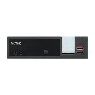 Technopc Nano Fanless 2 Celeron N4505 4GB 128GB SSD HDMI+DP+VGA+LAN+COM Wifi+BT Freedos Mini PC TPMPC20F005105