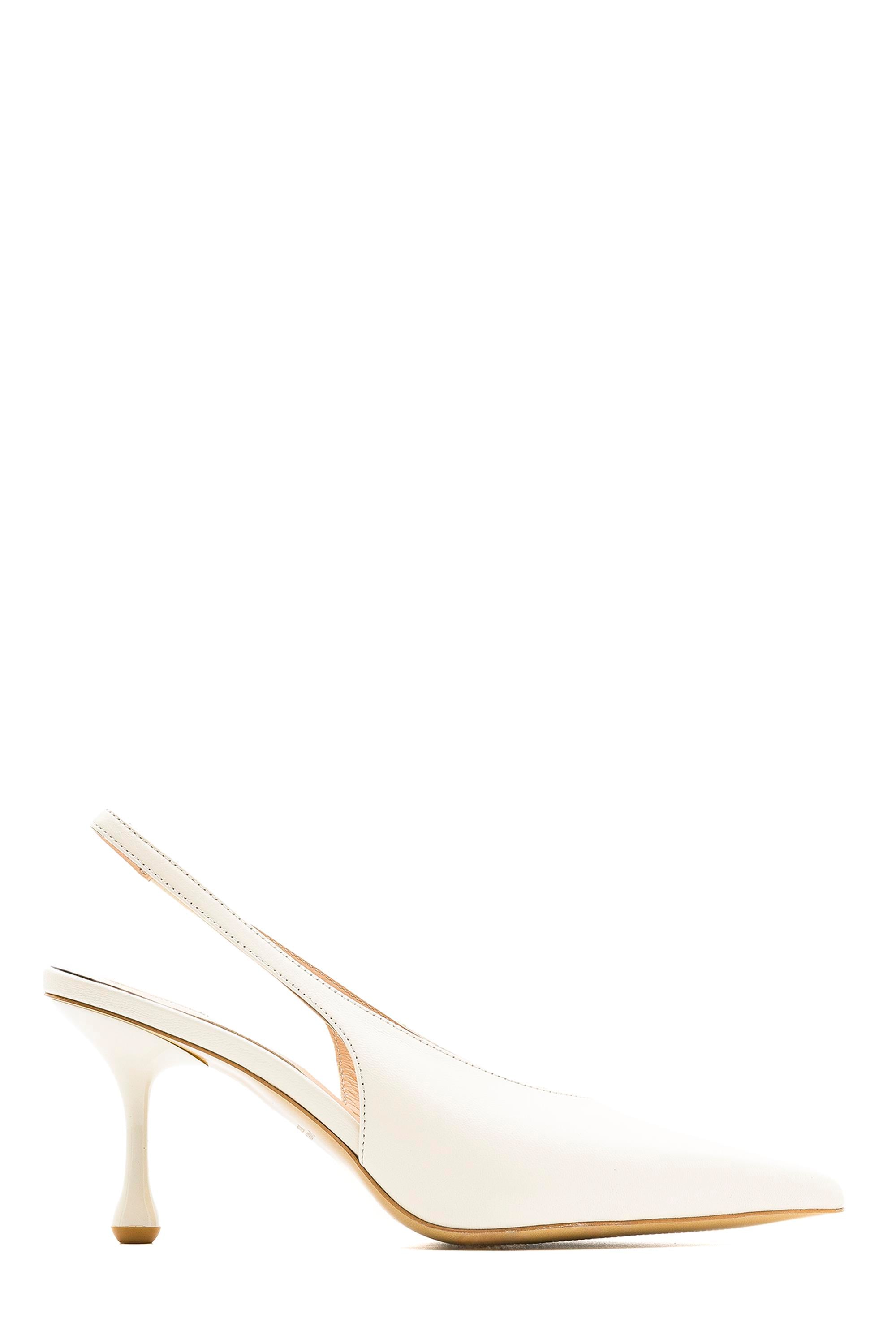ARSTY BEYAZ HAKİKİ DERİ Kadın Stiletto & AbiyeARSTY BEYAZ HAKİKİ DERİ Kadın Stiletto & Abiye