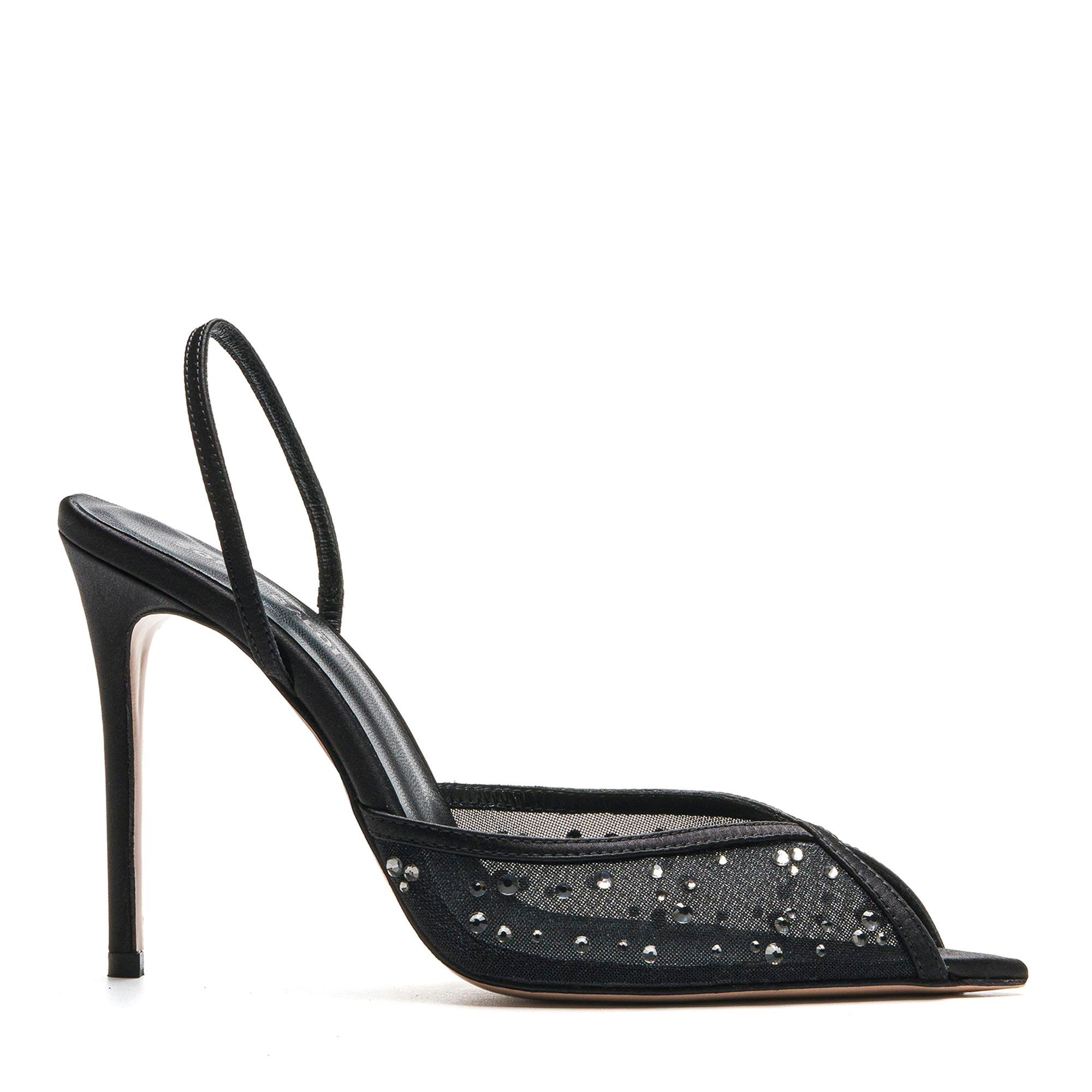 CROS SİYAH TEKSTİL Kadın TOPUKLU SANDALETCROS SİYAH TEKSTİL Kadın TOPUKLU SANDALET