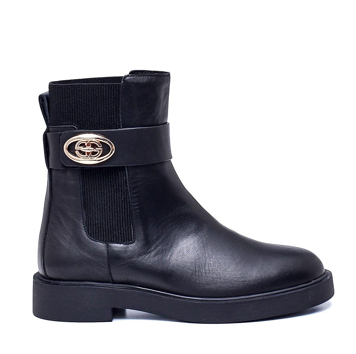 KATE SİYAH HAKİKİ DERİ Kadın DÜZ BOTKATE SİYAH HAKİKİ DERİ Kadın DÜZ BOT