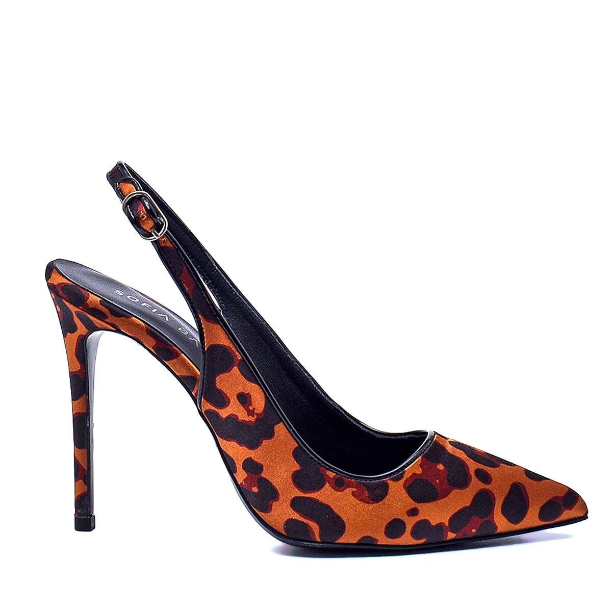 LASCH LEOPAR SATEN Kadın Stiletto & AbiyeLASCH LEOPAR SATEN Kadın Stiletto & Abiye