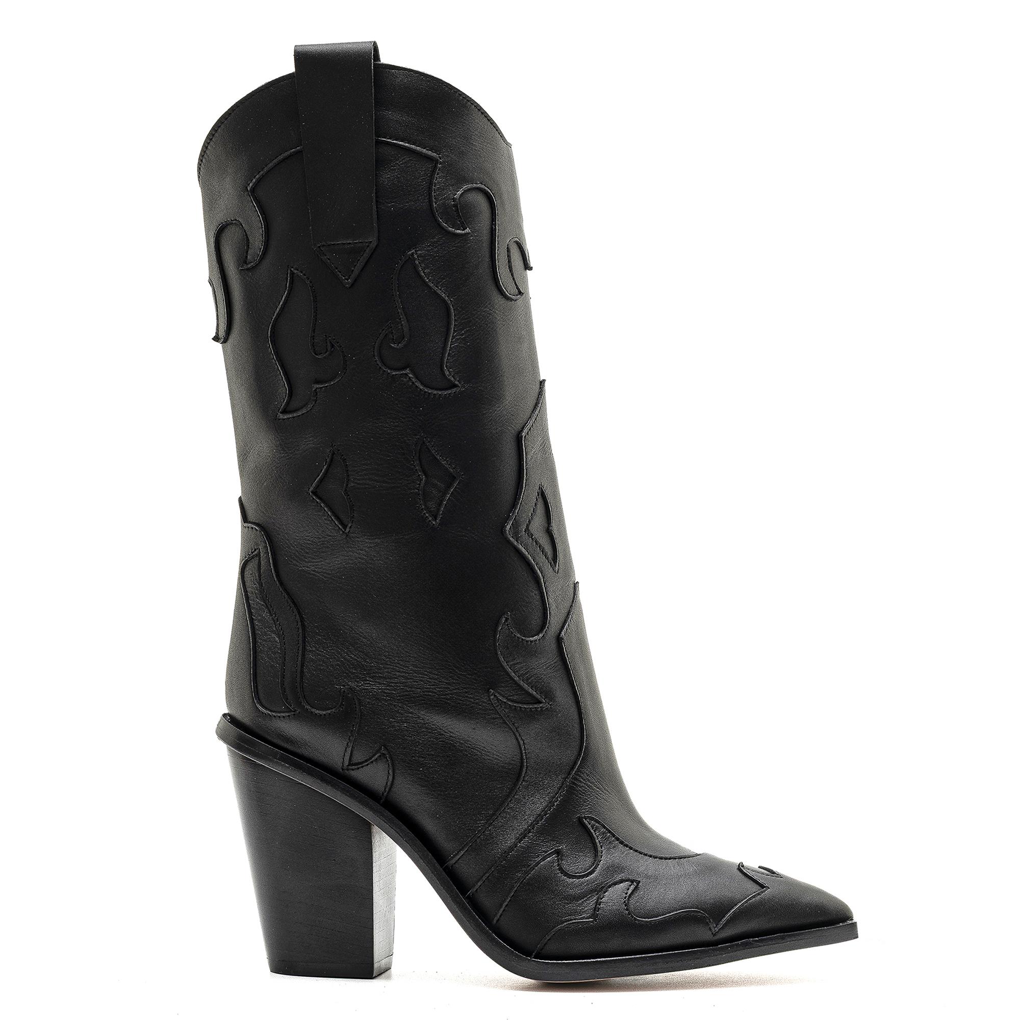 ROXİE SİYAH HAKİKİ DERİ Kadın TOPUKLU BOTROXİE SİYAH HAKİKİ DERİ Kadın TOPUKLU BOT