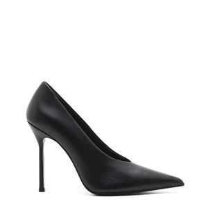 PARRE SİYAH HAKİKİ DERİ Kadın Stiletto & AbiyePARRE SİYAH HAKİKİ DERİ Kadın Stiletto & Abiye