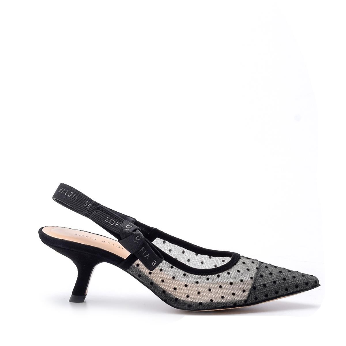 Adara Siyah Puantiye Bantlı Kadın Stiletto & Abiye | sofiabaldi.comAdara Siyah Puantiye Bantlı Kadın Stiletto & Abiye