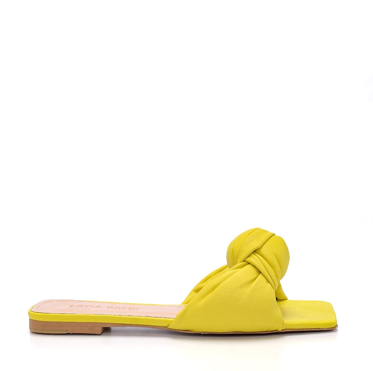 Agus Sarı   Kadın Düz Terlik