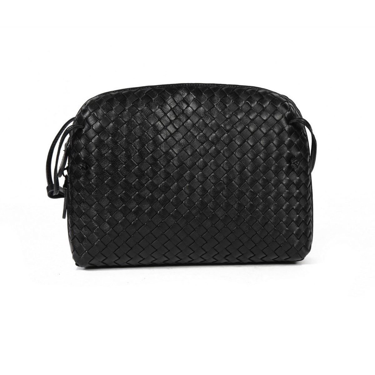 AMATA SİYAH DERİ  KADIN ÇANTA