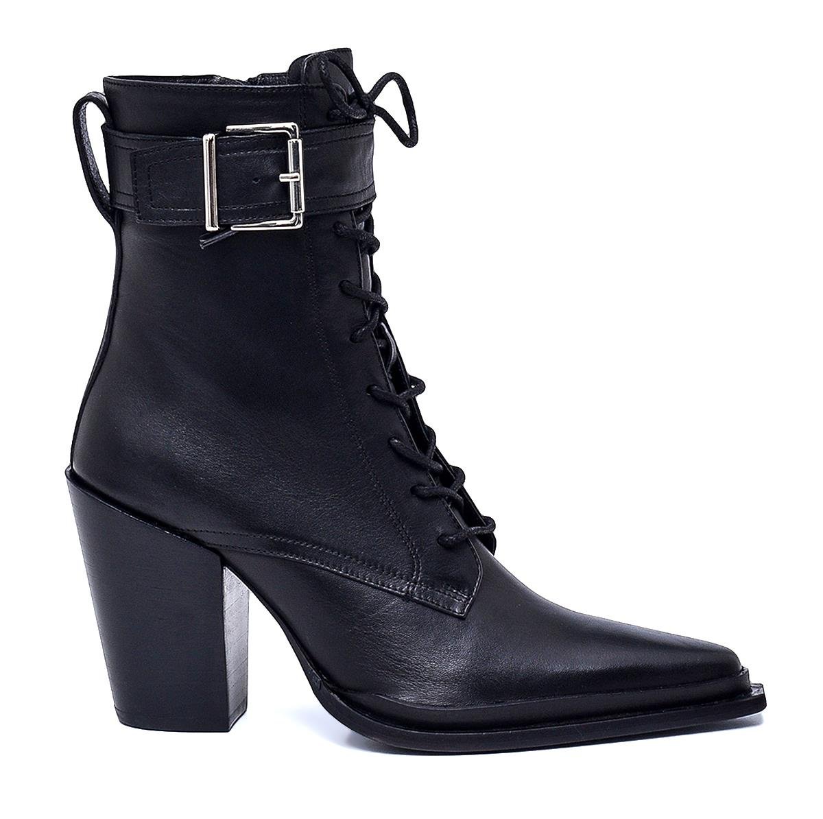 BLUNT SİYAH HAKİKİ DERİ Kadın TOPUKLU BOTBLUNT SİYAH HAKİKİ DERİ Kadın TOPUKLU BOT