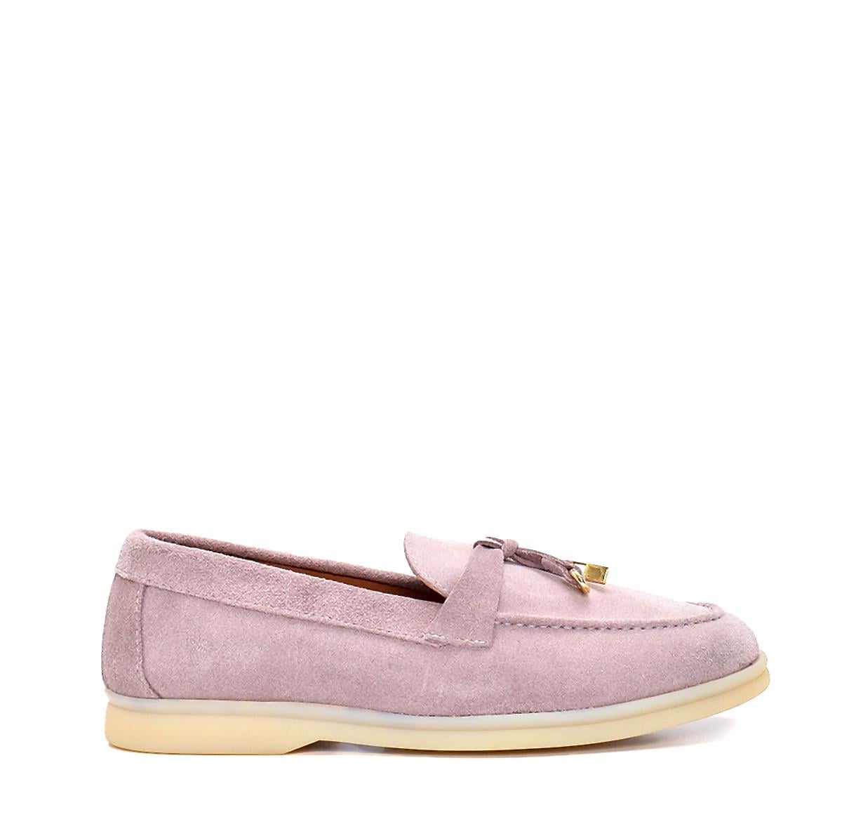 Daphne2 Lila Süet  Kadın Loafer
