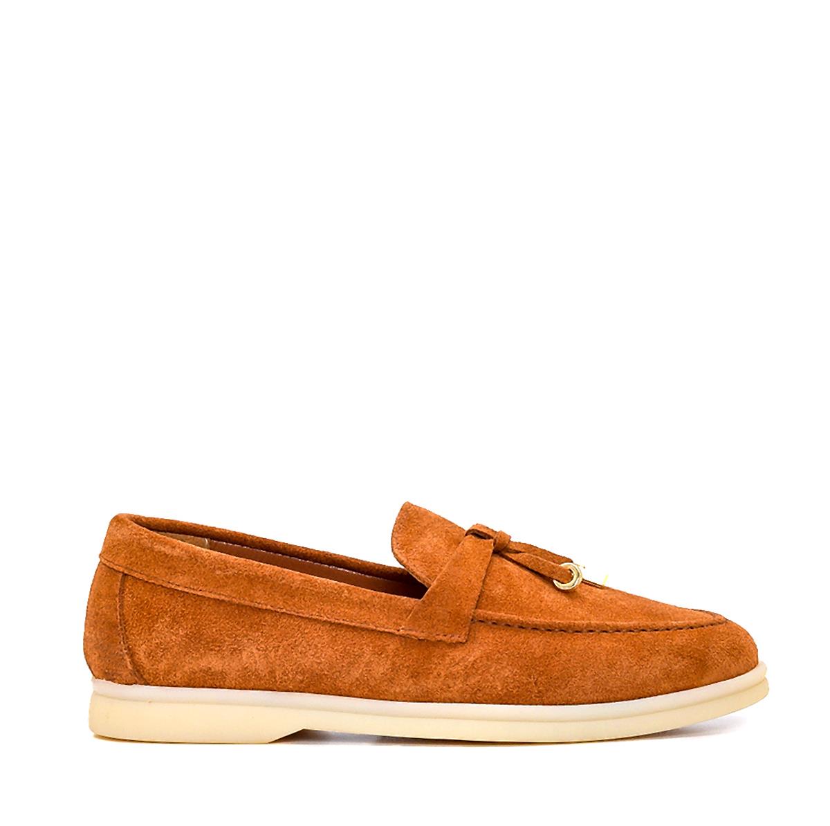 Daphne2 Taba Süet  Kadın Loafer