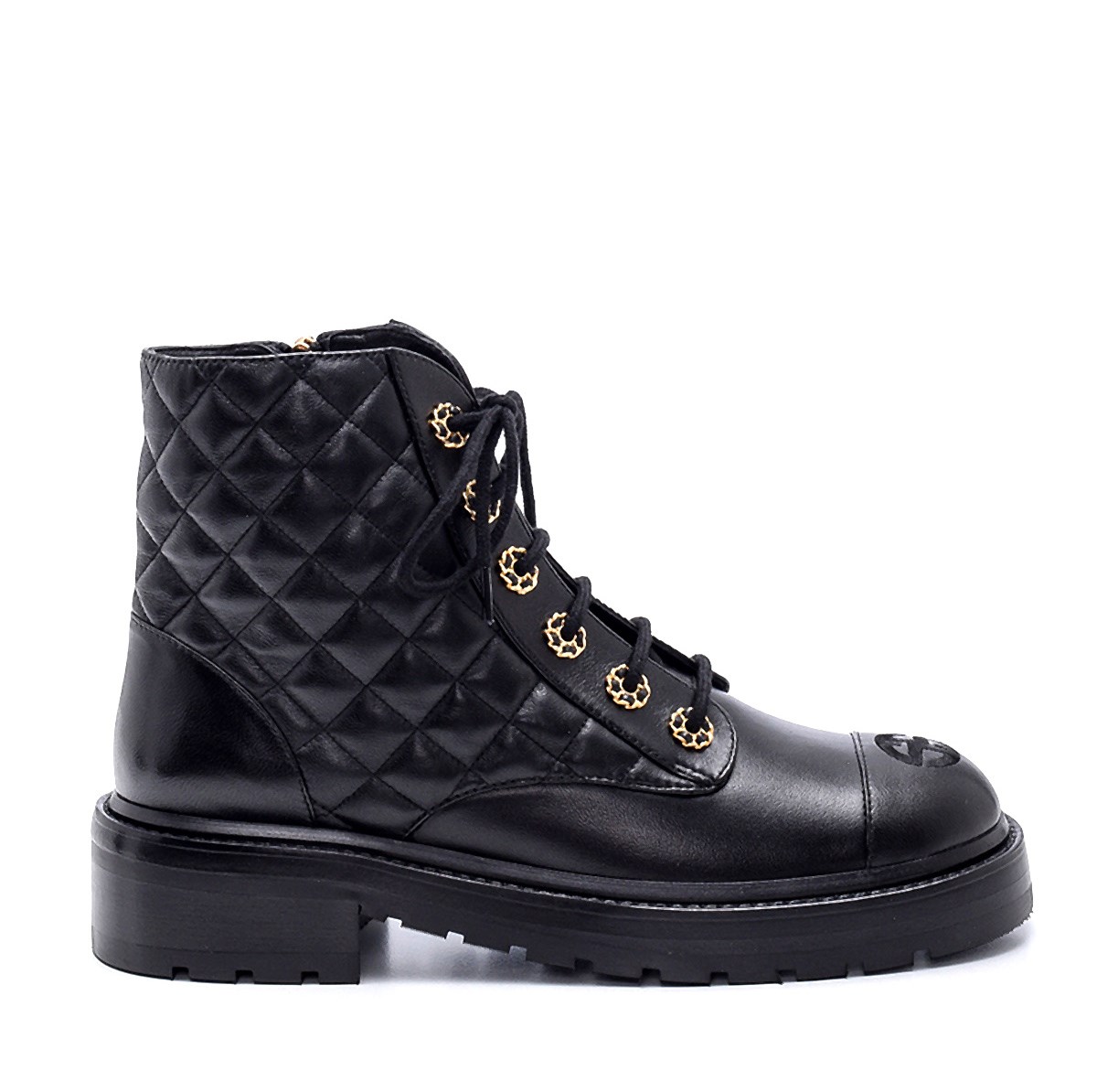 Freya Siyah Deri  Kadın Düz Bot