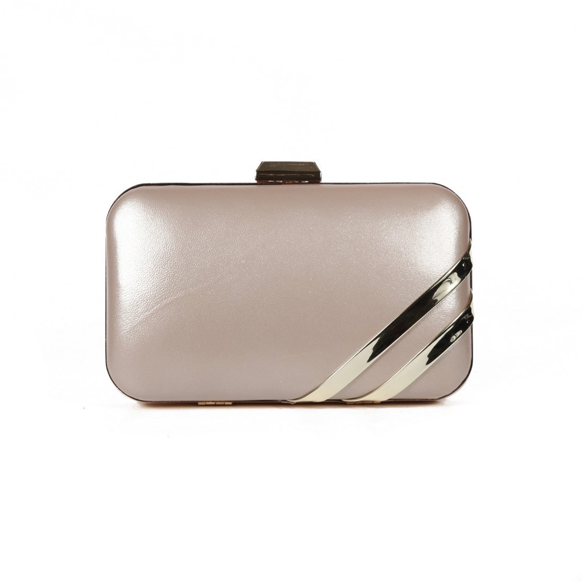 GERANIO SEDEFLİ BRONZ DERİ BANTLI KADIN ÇANTA