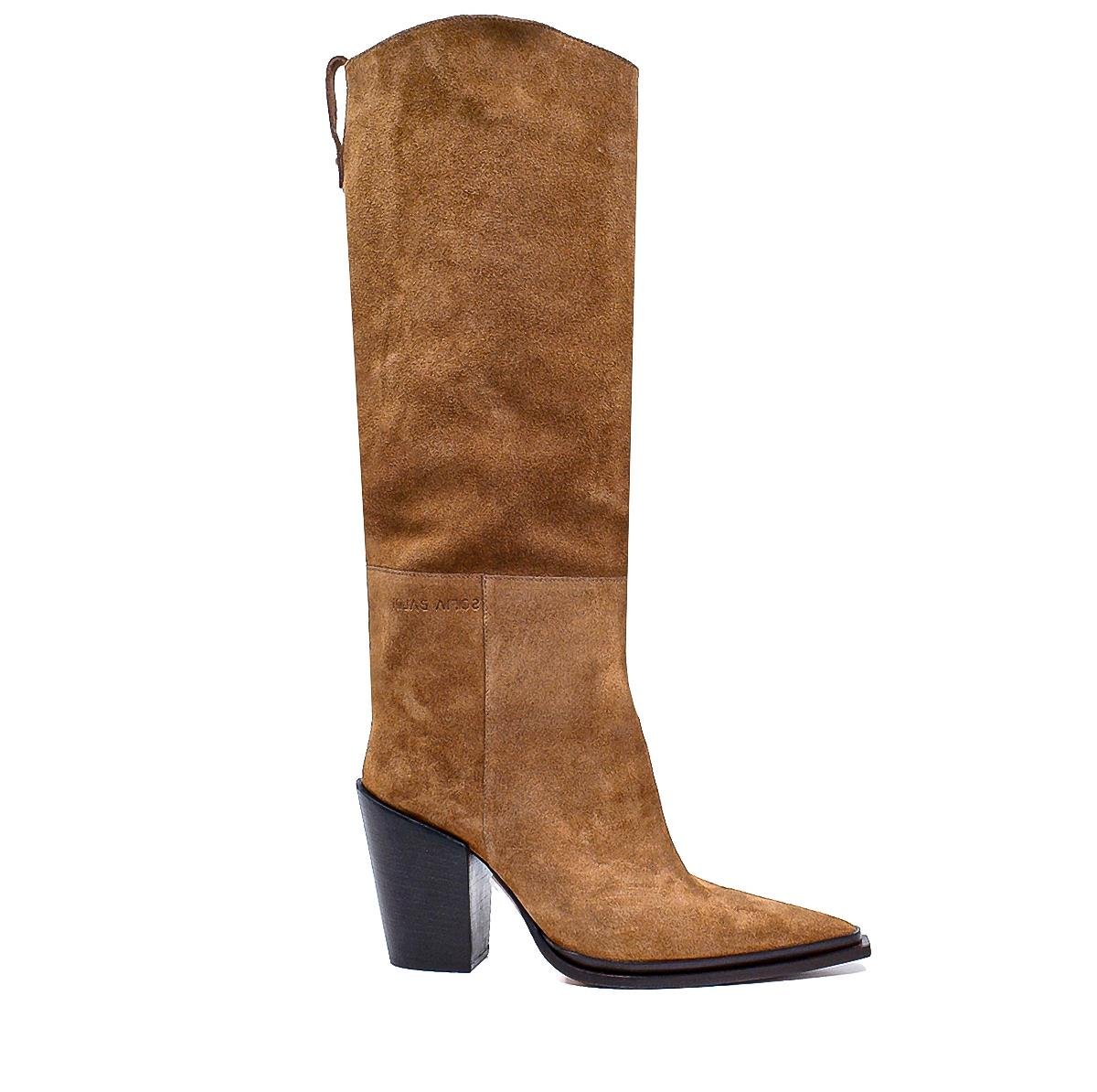 HERD KOYU HARDAL SÜET Kadın TOPUKLU ÇİZMEHERD KOYU HARDAL SÜET Kadın TOPUKLU ÇİZME