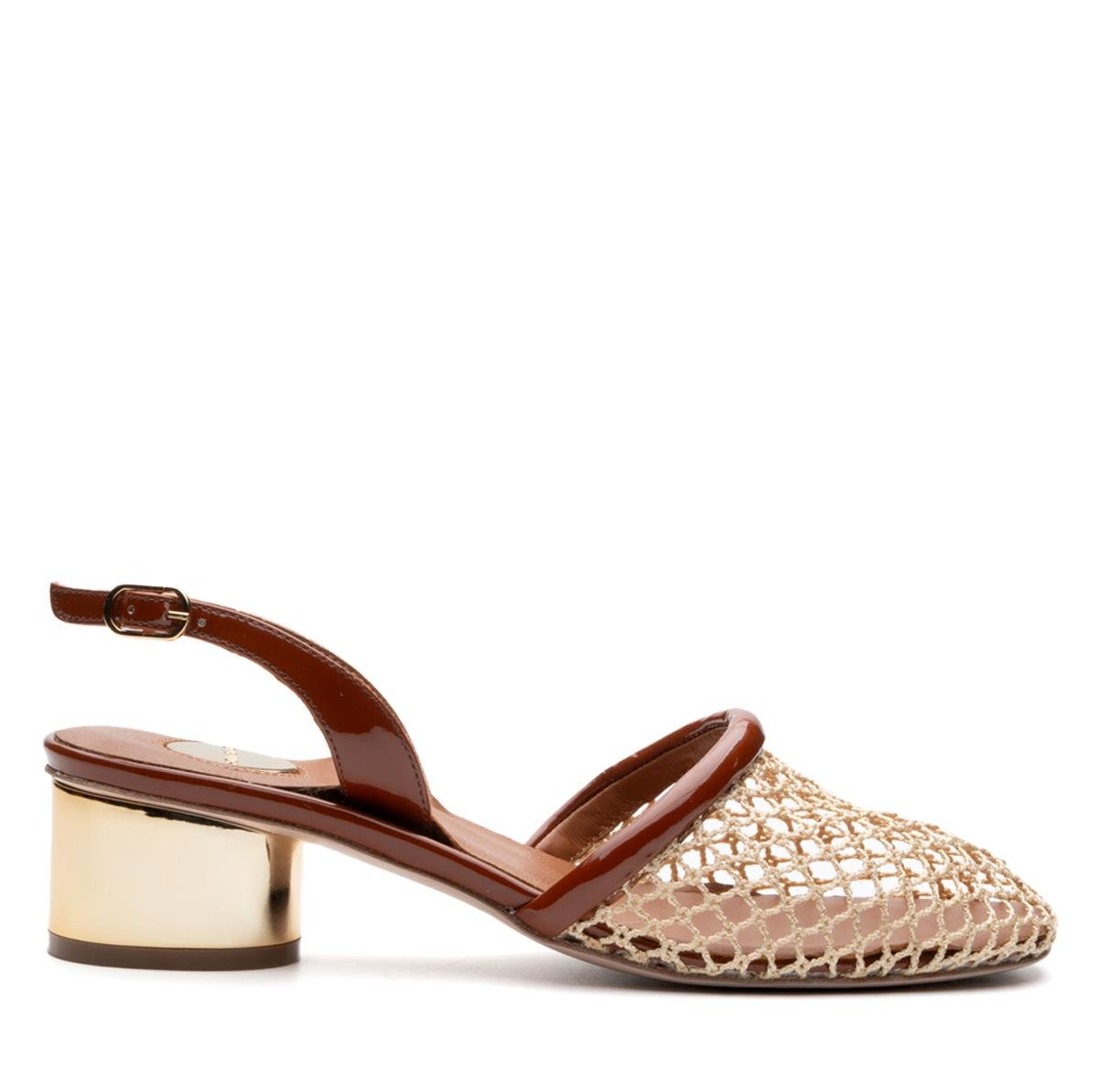 LERAF BEJ TEKSTİL Kadın KALIN TOPUKLERAF BEJ TEKSTİL Kadın KALIN TOPUK