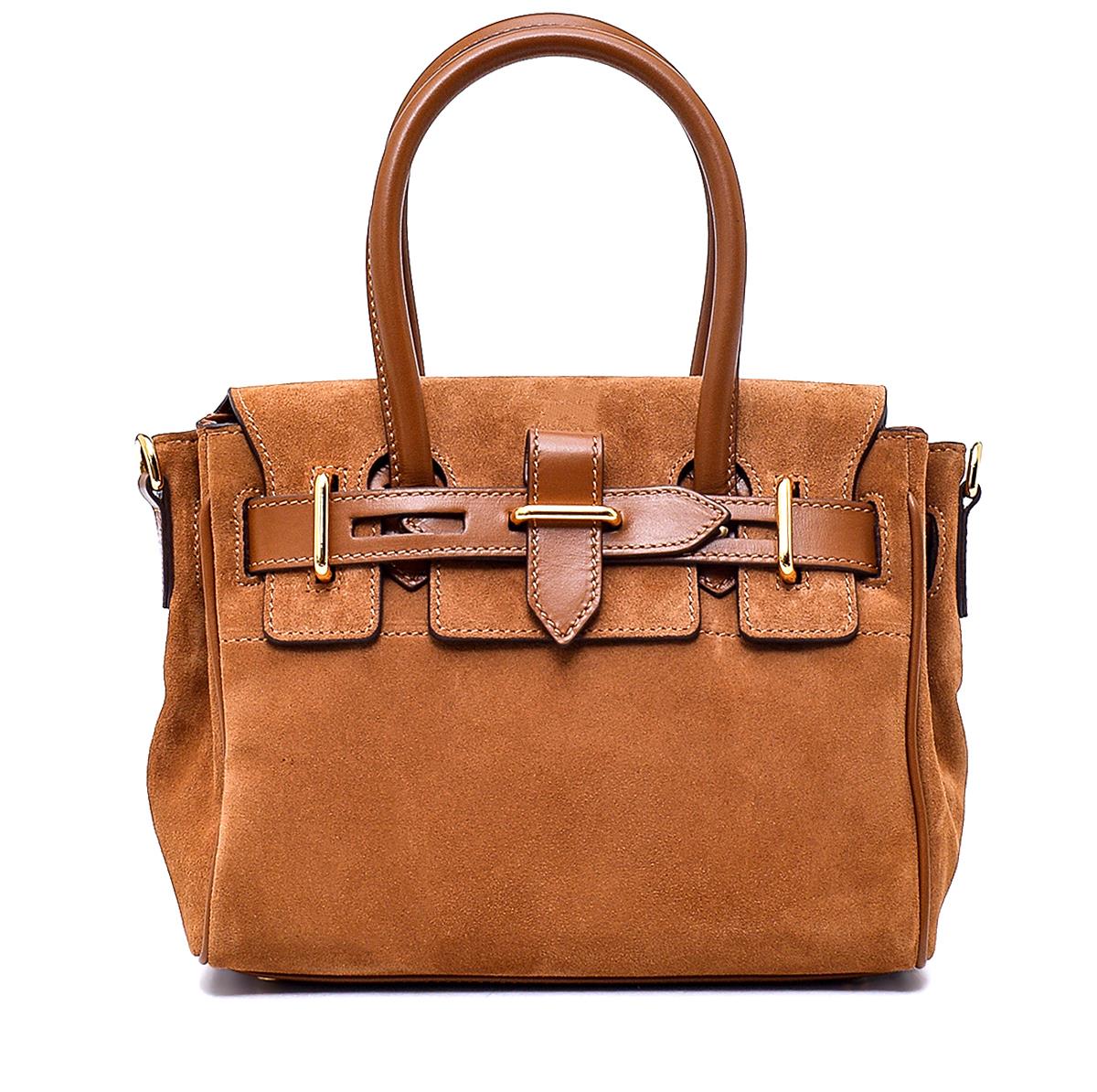 Merf Taba Süet Bantlı Kadın Çanta