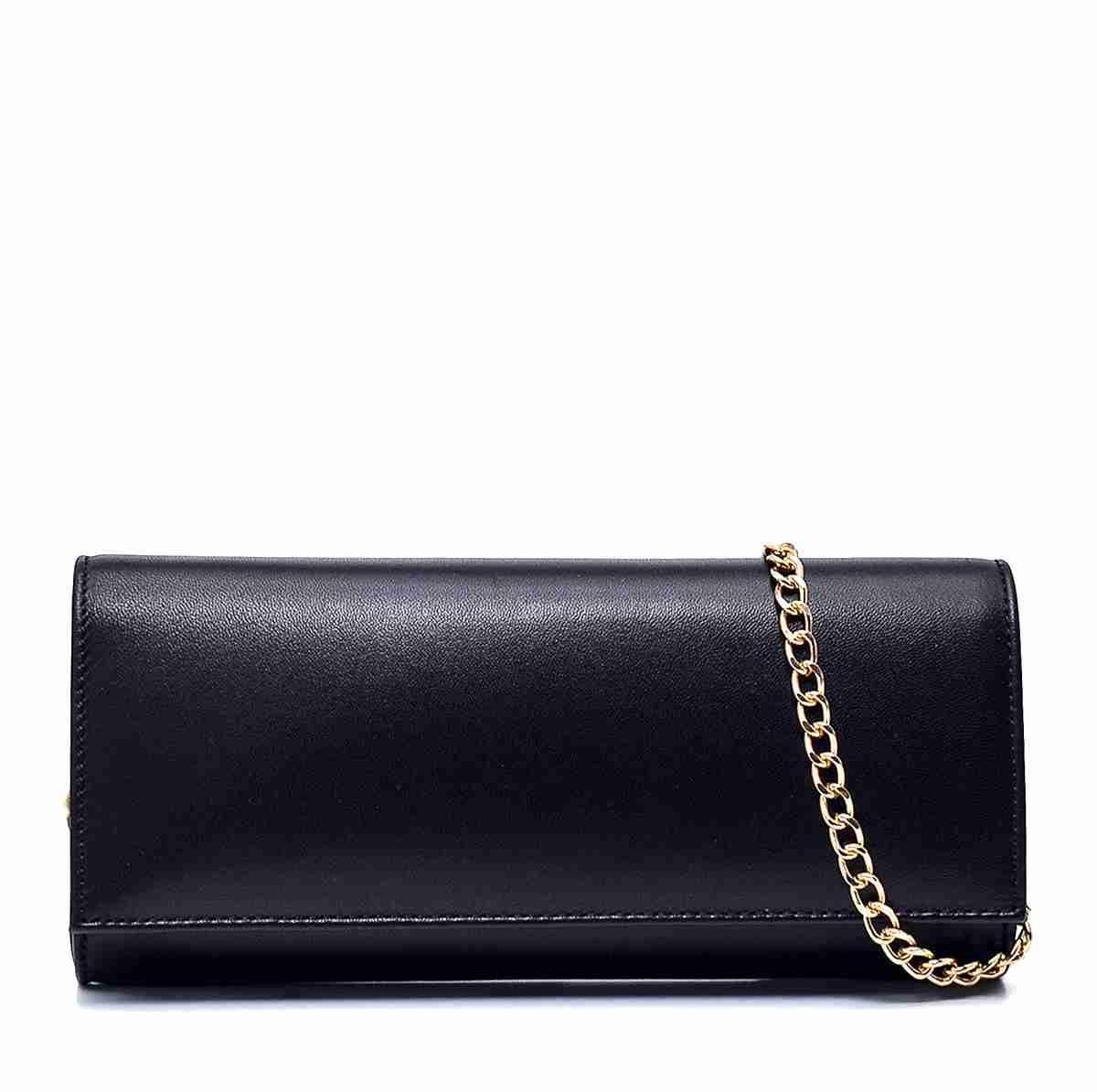 Morısa Siyah Deri  Kadın Çanta