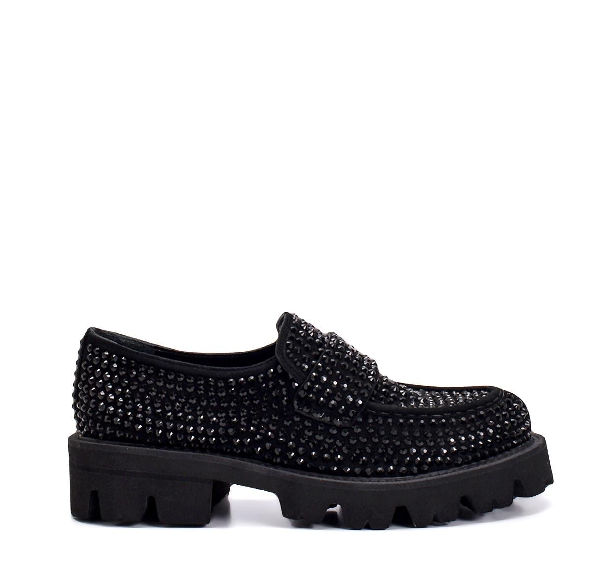 Pegeen Siyah Süet  Kadın Loafer