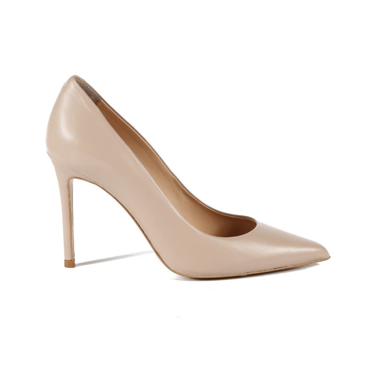 TEODORA BEJ DERİ  KADIN Stiletto & Abiye