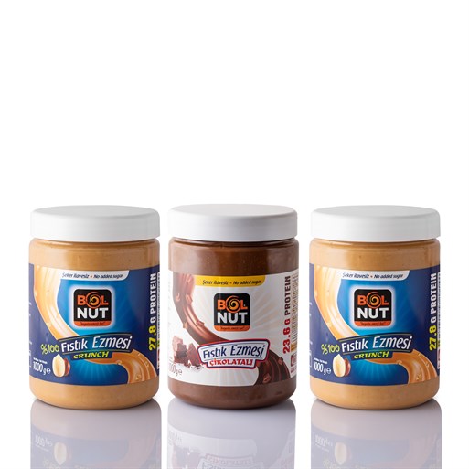 BOLNUT FISTIK EZMESİ   3 ADET 1 KG