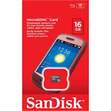 SanDisk 16 GB Micro SD HC Hafıza Kartı