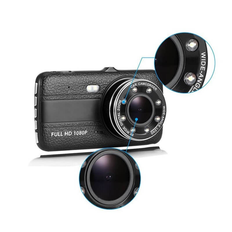 AngelEye KS-521 Dual Lens 4" 1080P Araç Video Kaydedici Araç Kamera -  mobilecarsi