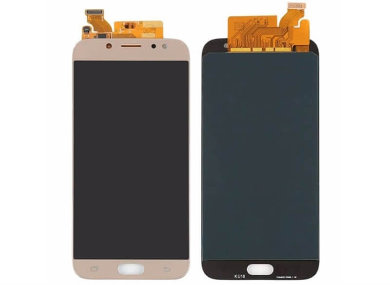 Samsung Galaxy J7 2017 J7 PRO J730 LCD Ekran GOLD - mobilecarsi