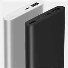 Xiaomi Mi 2 10000 mAh Slim Taşınabilir Şarj Cihazı Powerbank (Quick Charge 2.0)