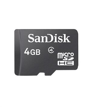 SanDisk 4 GB Micro SD HC Hafıza Kartı
