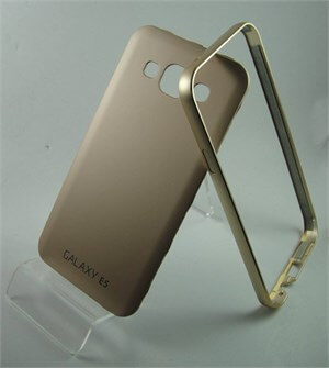 Samsung Galaxy E5 Arka Koruma Alüminyum Çerçeve-Bumper