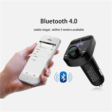 KingShark X8 Bluetooth Araç FM Transmitter Usb Girişli