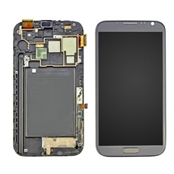 Samsung Galaxy NOTE 2 N7100  LCD Ekran -GRİ