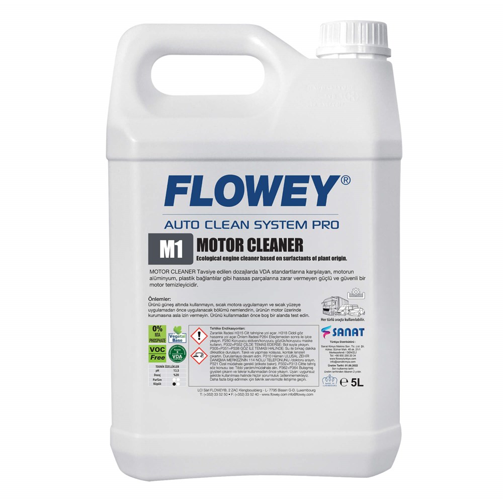 Flowey M1 Motor Cleaner is a professional vehicle engine cleaner