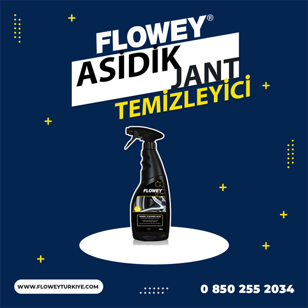 Flowey 1.2 Asidik Jant Temizleyici Wheel Cleaner Acid 500mL