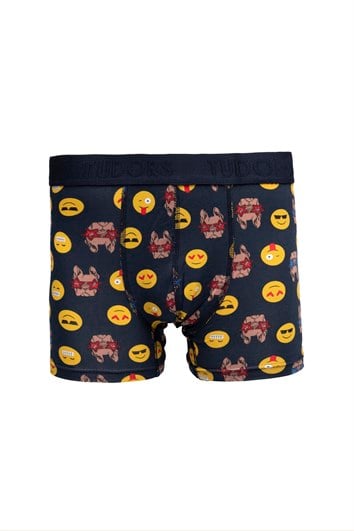 Erkek 2li Pamuk Likralı Premium Seri Esnek Kumaş Boxer
