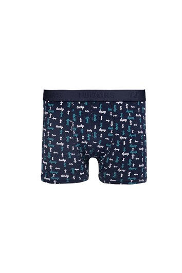 Erkek 2li Pamuk Likralı Premium Seri Esnek Kumaş Boxer