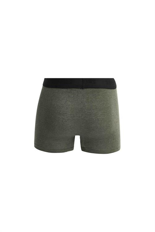 Erkek 5li Pamuklu Likralı Esnek Kumaş Boxer