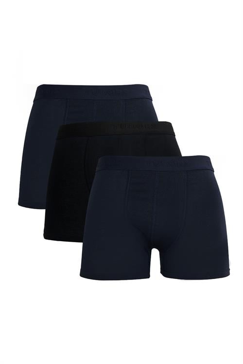 Erkek 3lü Pamuk Likralı Premium Seri Esnek Kumaş Boxer