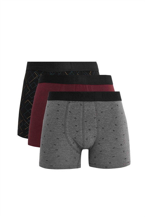Erkek 10lu Likralı Pamuklu Esnek Kumaş Premium Seri Boxer