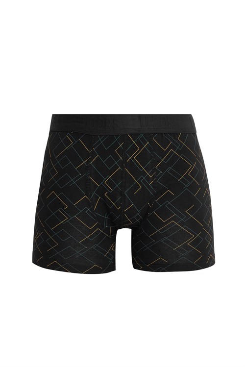 Erkek 6lı Pamuklu Likralı Esnek Kumaş Premium Seri Boxer