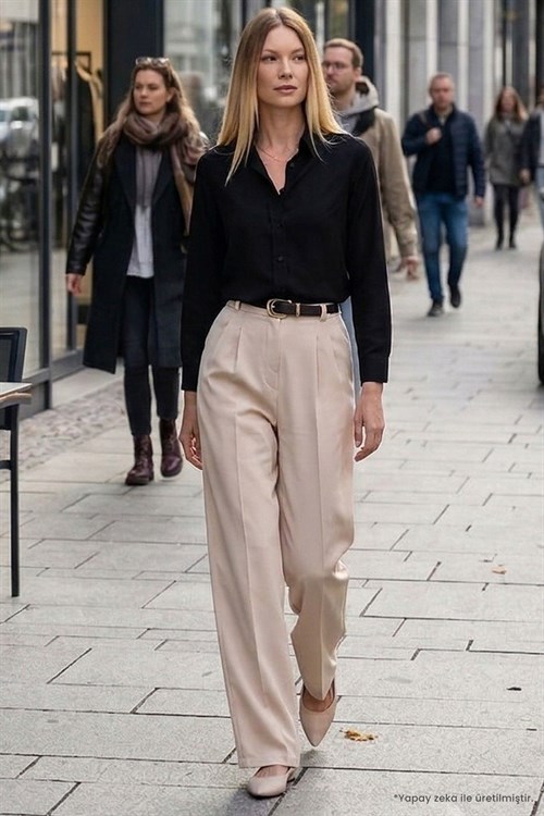 Kadın Slim Fit Dar Kesim Uzun Kollu Pamuklu Vücuda Oturan Dokulu Siyah Basic Gömlek